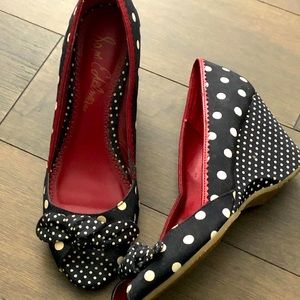 Sam Edelman Polka Dot Wedges